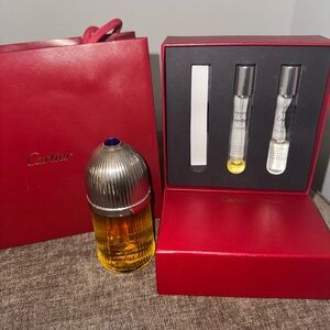 Cartier Pasha Parfums 3.3 oz + Complimentary travel sprays